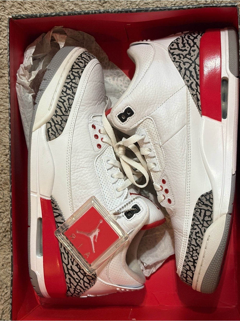 Nike Jordan 3 Retro “Hall of Fame” size 11m like new condition